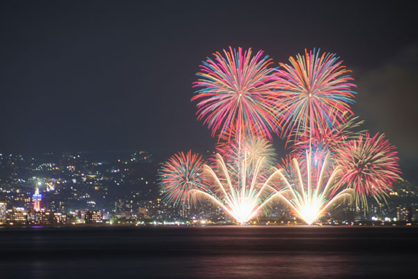 Beppu Christmas Fireworks Show