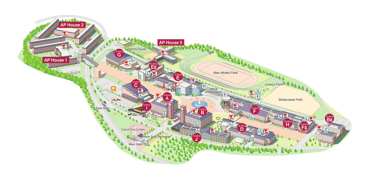 Plan du campus