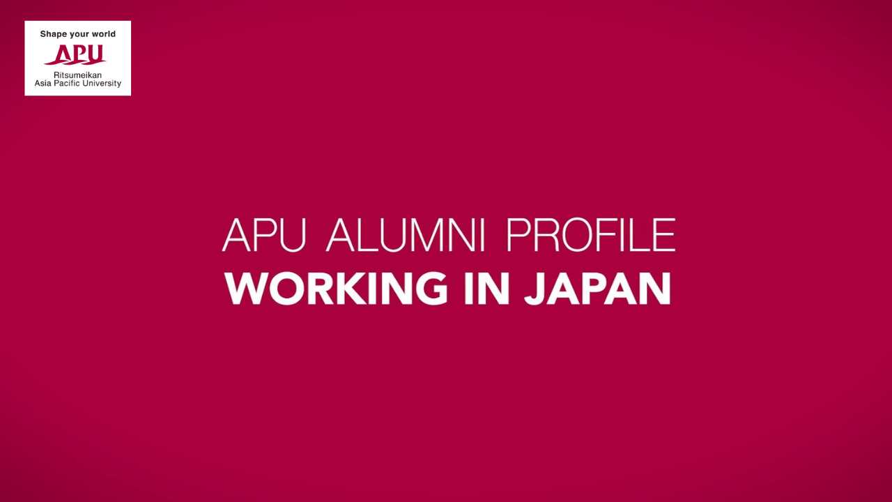 Alumni Feature Working in Japan