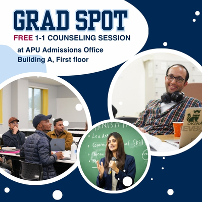 Grad Spot: Graduate School Counseling Session (No registration needed)