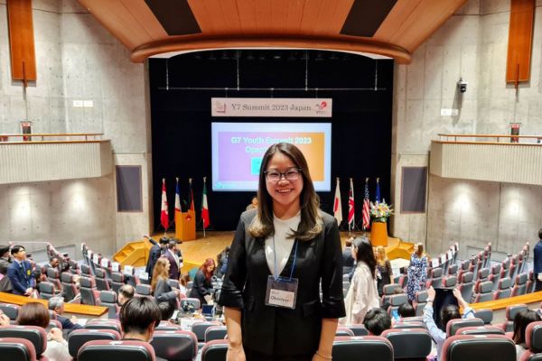 APU student as a Guest Observer  at G7 Youth Summit