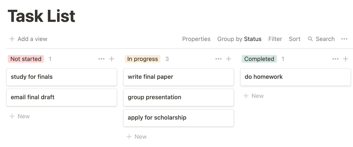 Stay Organized Task List